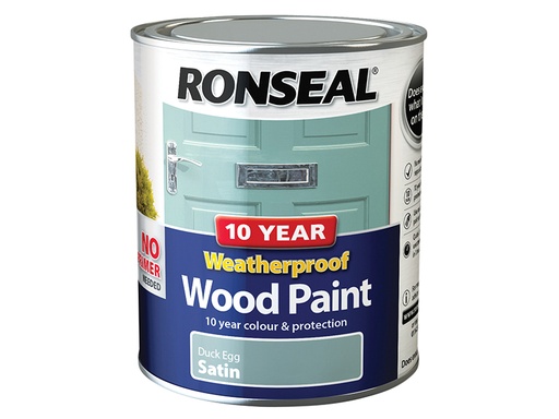 [HIS-186771] RSL38792 - 10 Year Weatherproof Wood Paint Duck Egg Blue Satin 750ml