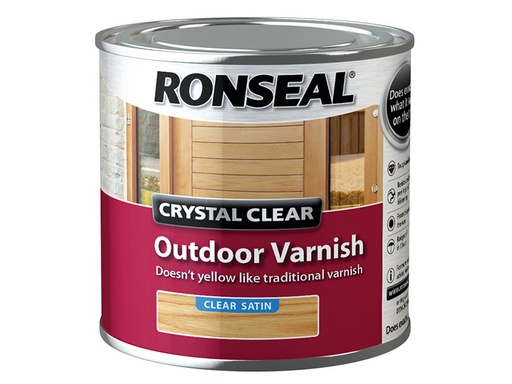 [HIS-186790] RSLCCODVS250 - Crystal Clear Outdoor Varnish Satin 250ml