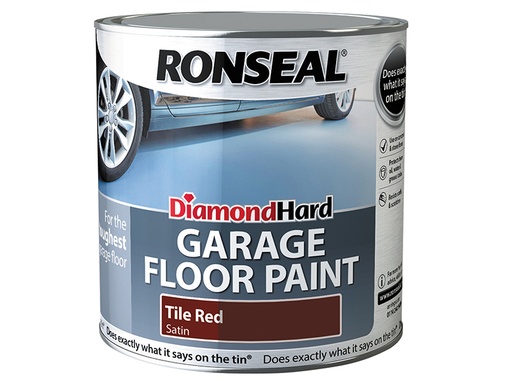 [HIS-186833] RSLDHGFPR25L - Diamond Hard Garage Floor Paint Tile Red 2.5 litre