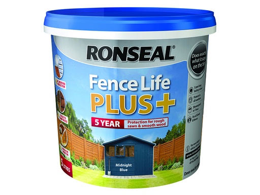 [HIS-186880] RSLFLPPMB5L - Fence Life Plus+ Midnight Blue 5 litre