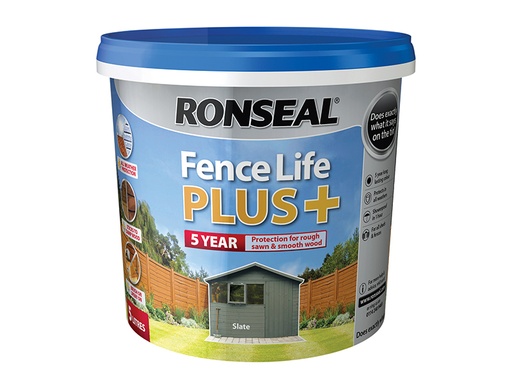 [HIS-186883] RSLFLPPS5L - Fence Life Plus+ Slate 5 litre