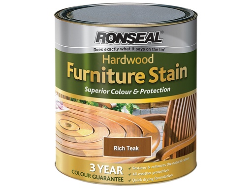 [HIS-186980] RSLHWFSRT50 - Ultimate Protection Hardwood Garden Furniture Stain Rich Teak 750ml