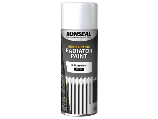 [HIS-187147] RSLQDRSWS400 - One Coat Radiator Spray Paint Satin White 400ml