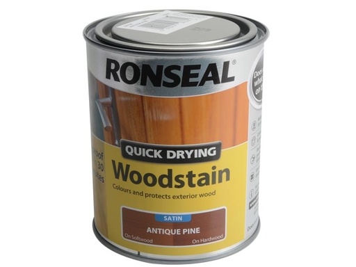 [HIS-187150] RSLQDWSAP750 - Quick Drying Woodstain Satin Antique Pine 750ml