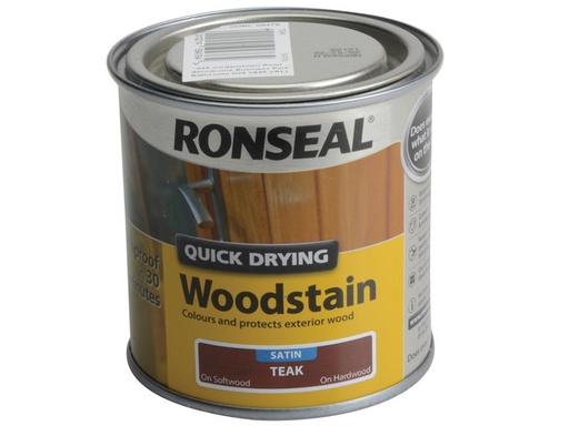 [HIS-187172] RSLQDWST250 - Quick Drying Woodstain Satin Teak 250ml