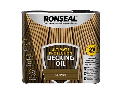 [HIS-187220] RSLUDODO25L - Ultimate Protection Decking Oil Dark Oak 2.5 litre
