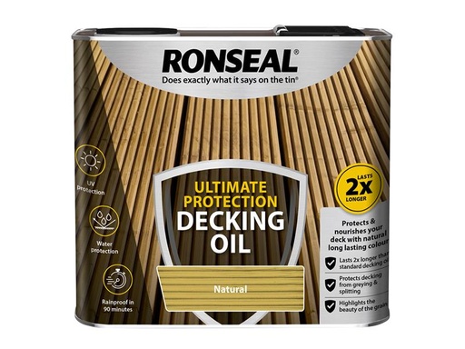 [HIS-187222] RSLUDON25L - Ultimate Protection Decking Oil Natural 2.5 litre