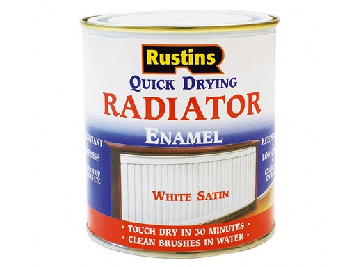 [HIS-187559] RUSQDRES250 - Quick Dry Radiator Enamel Paint Satin White 250ml