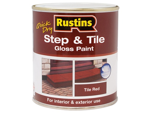 [HIS-187624] RUSSTP1LQ - Quick Dry Step & Tile Paint Gloss Red 1 litre