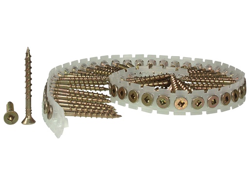 [HIS-187941] SEN45X60MY - DuraSpin Collated Screws Flooring/Wood SQ2 4.5 x 60mm (Pack 1000)