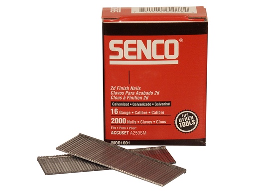[HIS-187971] SENRX23EAA - Straight Brad Nails Galvanised 16G x 55mm (Pack 2000)