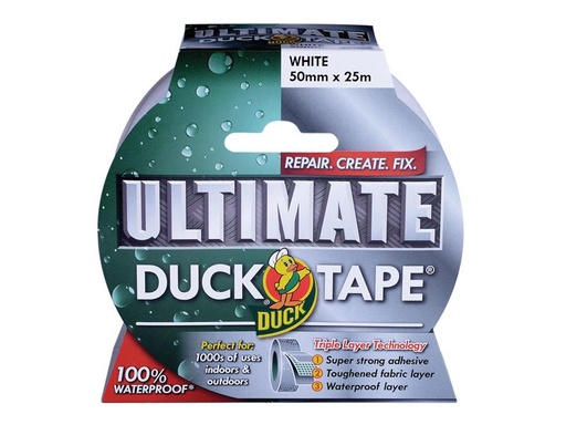 [HIS-188013] SHU232160 - Duck Tape Ultimate 50mm x 25m White