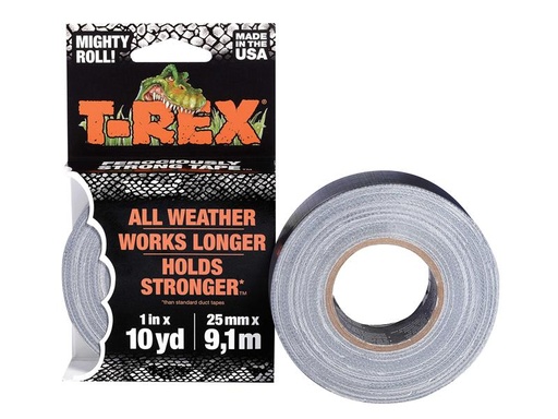 [HIS-188018] SHU241330 - T-REX Duct Tape 25mm x 9.1m Graphite Grey