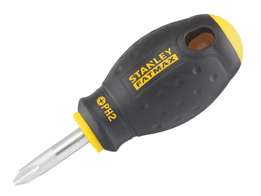 [HIS-188950] STA065407 - FatMax Stubby Screwdriver Phillips Tip PH2 x 30mm