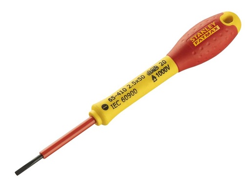 [HIS-188953] STA065410 - FatMax VDE Insulated Screwdriver Parallel Tip 2.5 x 50mm