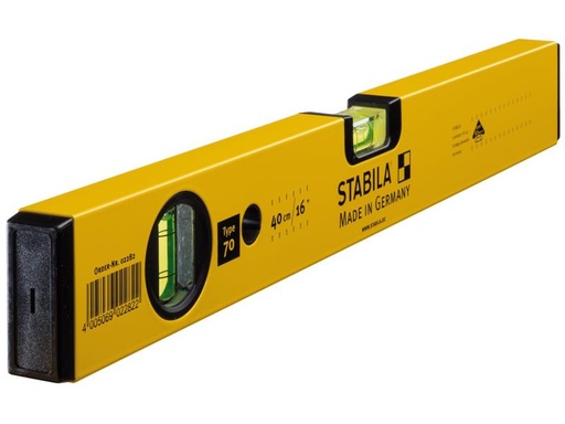 [HIS-189684] STB7040 - 70-40 Single Plumb Spirit Level 2 Vial 40cm