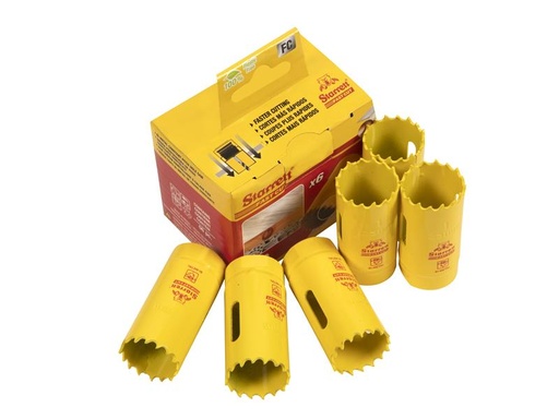[HIS-190006] STRFCH01006 - FCH0100-6 Fast Cut Bi-Metal Holesaw 25mm Bulk Pack of 6