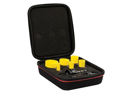 [HIS-190176] STRKFC06021 - KFC06021 Fast Cut Bi-Metal Electrician's Holesaw Kit 8 Piece