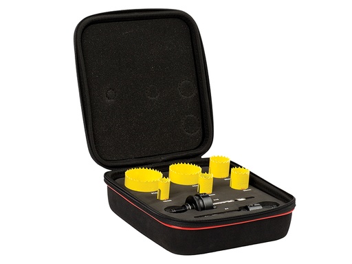 [HIS-190177] STRKFC06022 - KFC06022 Fast Cut Bi-Metal Electrician's Holesaw Kit 8 Piece