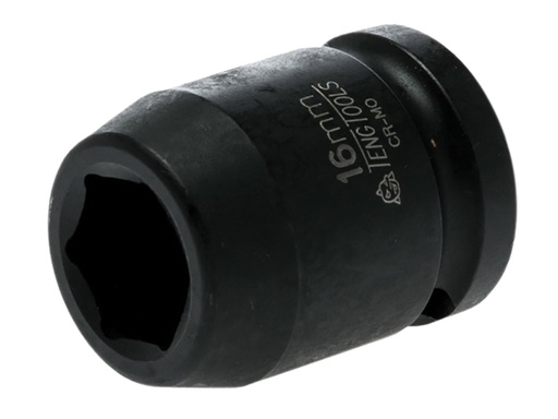 [HIS-190693] TEN920516N - Impact Socket Hexagon 6-Point 1/2in Drive 16mm