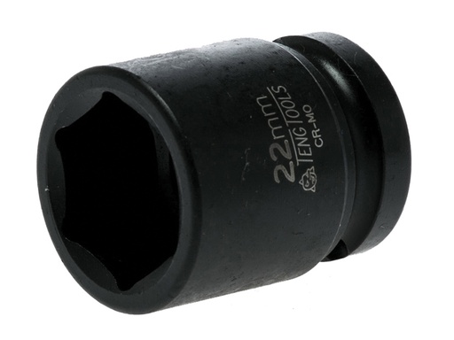 [HIS-190697] TEN920522N - Impact Socket Hexagon 6-Point 1/2in Drive 22mm
