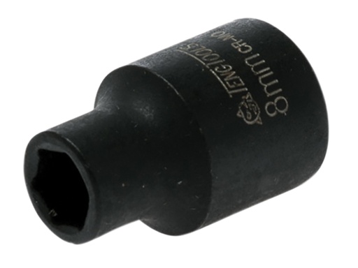 [HIS-190744] TEN980508 - Impact Socket Hexagon 6-Point 3/8in Drive 8mm