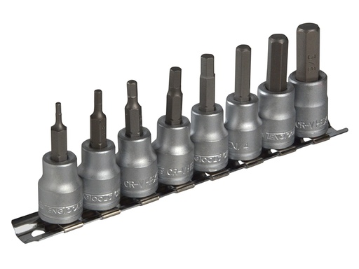 [HIS-191023] TENM3811 - M3811 Socket Clip Rail AF Hex Set of 8 3/8in Drive