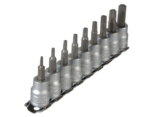 [HIS-191035] TENM3813TX - M3813TX Socket Clip Rail Set of 9 External TORX 3/8in Drive