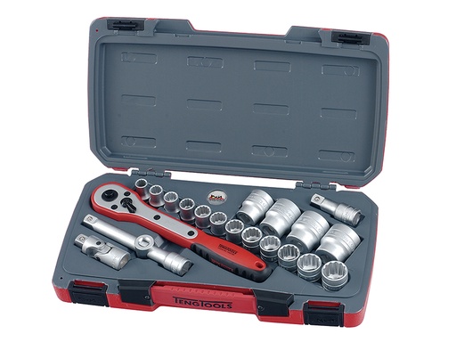 [HIS-191065] TENT1221 - T1221 Socket Set of 21 Metric 1/2in Drive