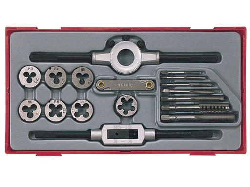 [HIS-191109] TENTTTD17 - TTTD17 Rethreading Tap & Die Set 17 Piece