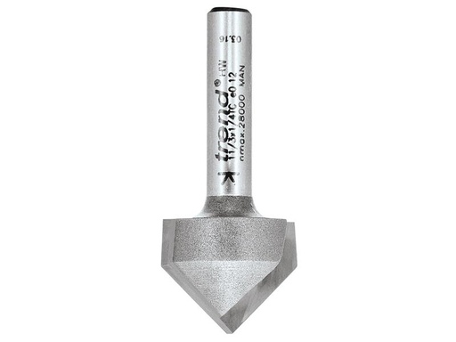 [HIS-191277] TRE11314TC - 11/3 x 1/4 TCT V-Groove Cutter 45° 9.2 x 19.1mm