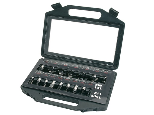 [HIS-191541] TRESETSS9TC - SET/SS9TC 1/2in TCT Router Bit Starter Set 15 Piece