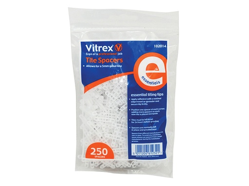 [HIS-192163] VIT102014 - Essential Tile Spacers 5mm (Pack 250)