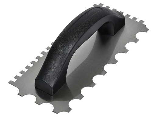 [HIS-192243] VIT102950 - Wall & Floor Notched Adhesive Trowel 6/20mm Plastic Handle 9 x 4in