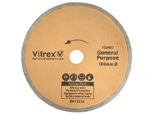 [HIS-192258] VIT103407 - Standard Diamond Blade 180mm