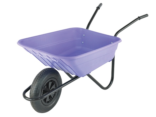 [HIS-192484] WALSHLILP - 90L Lilac Polypropylene Wheelbarrows
