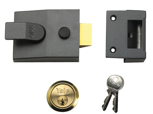 [HIS-192989] YAL91DMGPB - 91 Basic Nightlatch 60mm Backset DMG Finish Box