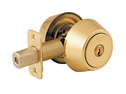 [HIS-193046] YALP5211PB - P5211 Security Deadbolt Polished Brass
