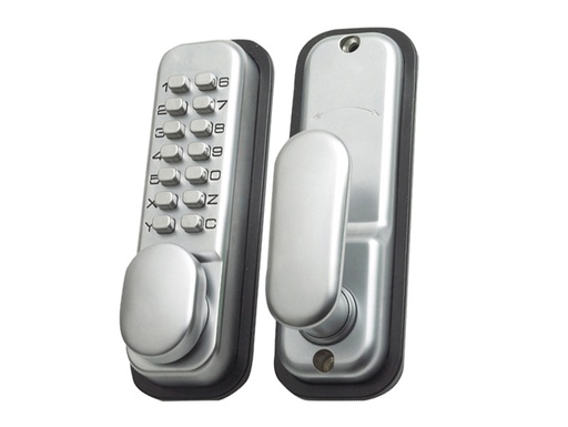 [HIS-193066] YALPDL02SC - P-DL02-SC Push Button Door Lock Chrome Finish Hold Open Function