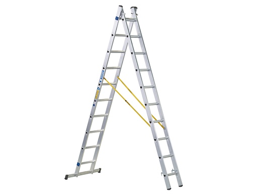[HIS-193255] ZAR44868 - D-Rung Combination Ladder 2-Part 2 x 8 Rungs