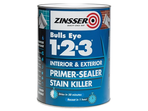 [HIS-193315] ZINBE123500 - Bulls Eye 1-2-3 Primer & Sealer Paint 500ml