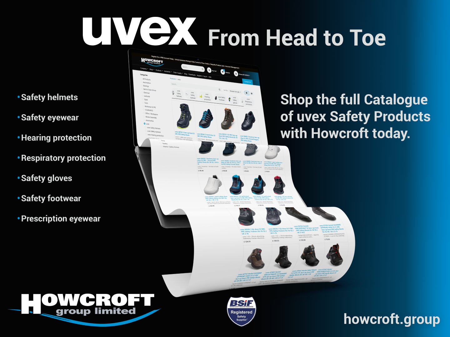 Howcroft Group - uvex From Head to Toe
