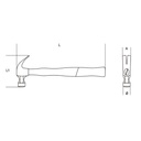 1375A 16-Claw Hammers Fibreglass Handle 