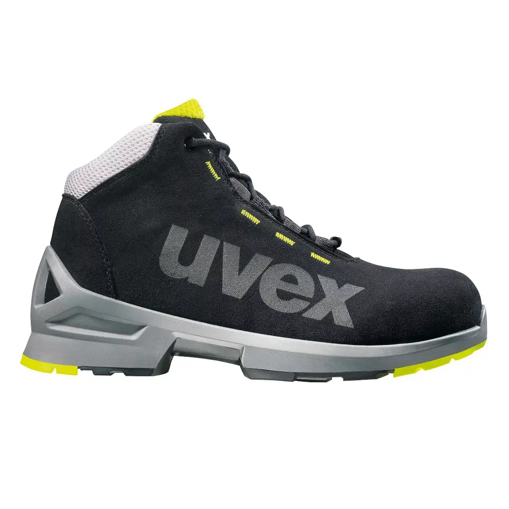 Uvex 85458 - 1 Safety Boot S2 SRC ESD - Black/Yellow