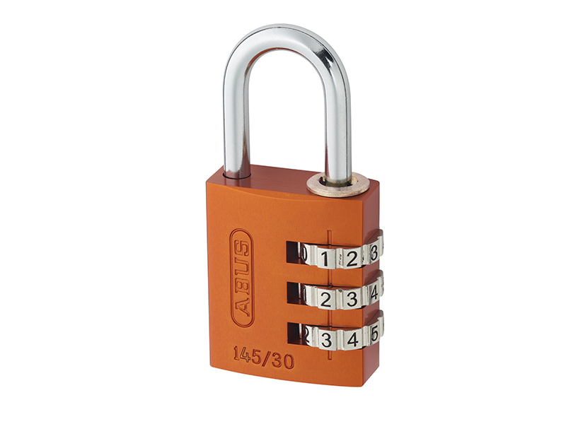 ABU14520RC - 145/20 20mm Aluminium Combination Padlock Random Colour 46626