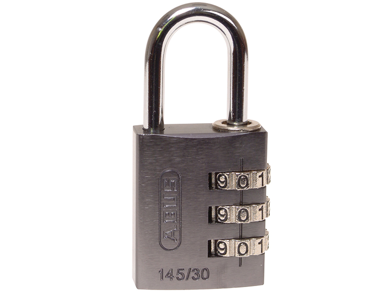 ABU14530TIT - 145/30 30mm Aluminium Combination Padlock Titanium 46585