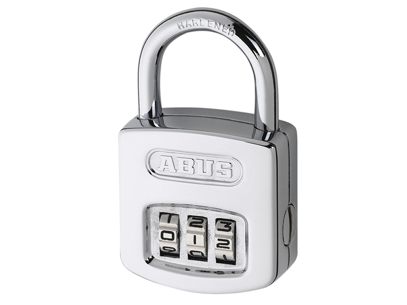 ABU16050C - 160/50 50mm Steel Case Die-Cast Body Combination Padlock (4-Digit) Carded