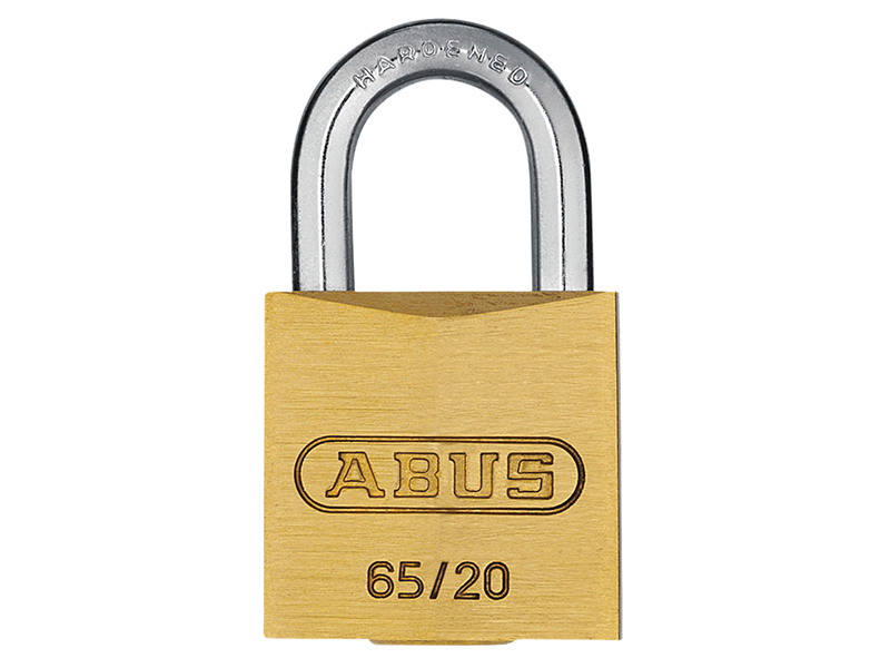 ABU6520C - 65/20mm Brass Padlock Carded