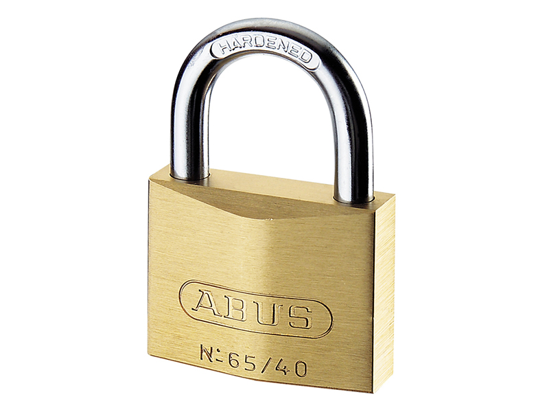 ABU6550MK01 - 65/50mm Brass Padlock Master Keyed MK65501