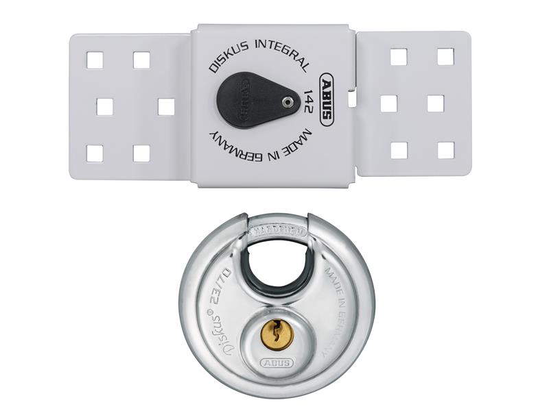 142 Series Sliding Door Van Lock & 23/70mm Diskus Padlock